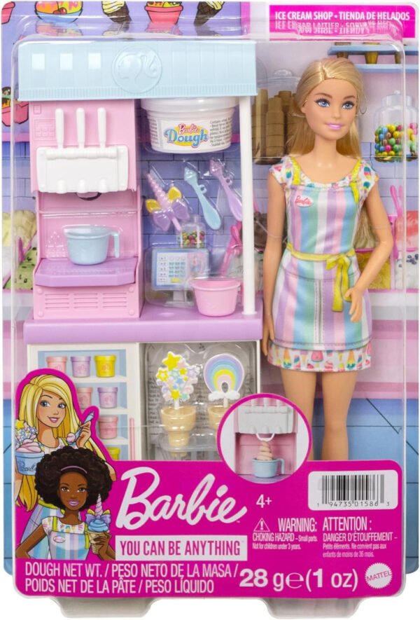Ice cream shopkeeper playset