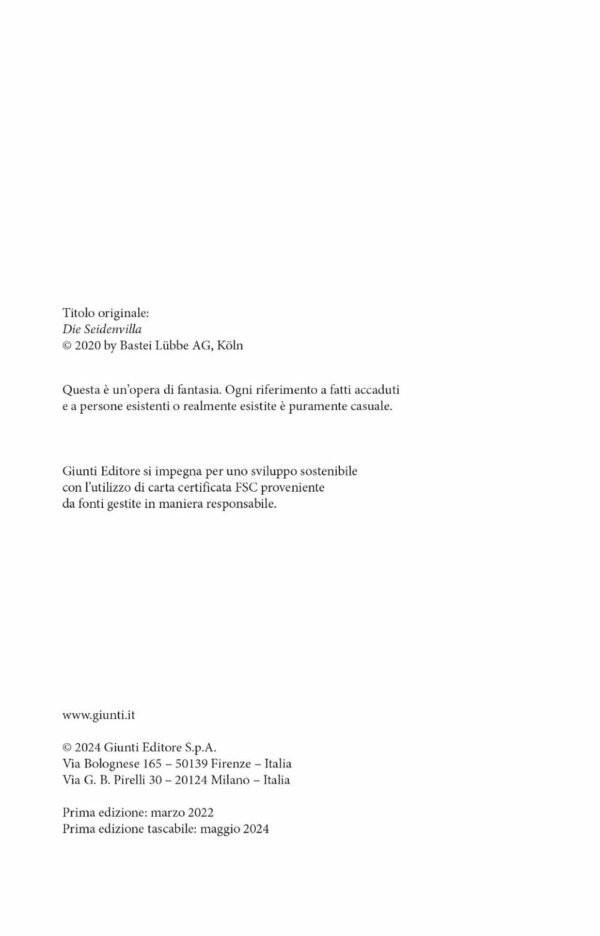 Il profumo della seta