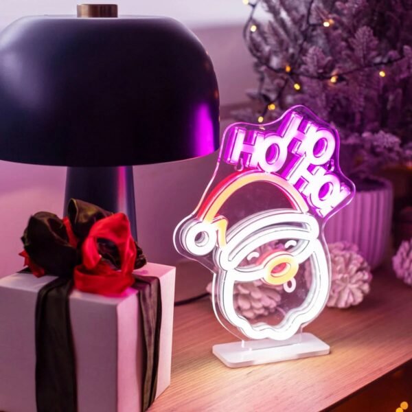 IT'S A SIGN - INSEGNA LUMINOSA EFFETTO NEON - SANTA CLAUS