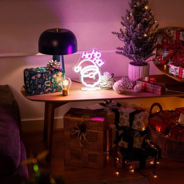 IT'S A SIGN - INSEGNA LUMINOSA EFFETTO NEON - SANTA CLAUS