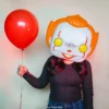 JAKKS PACIFIC IT - MASCHERA PENNYWISE FUNKO (UNISIZE 8+ ) (Abbigliamento)