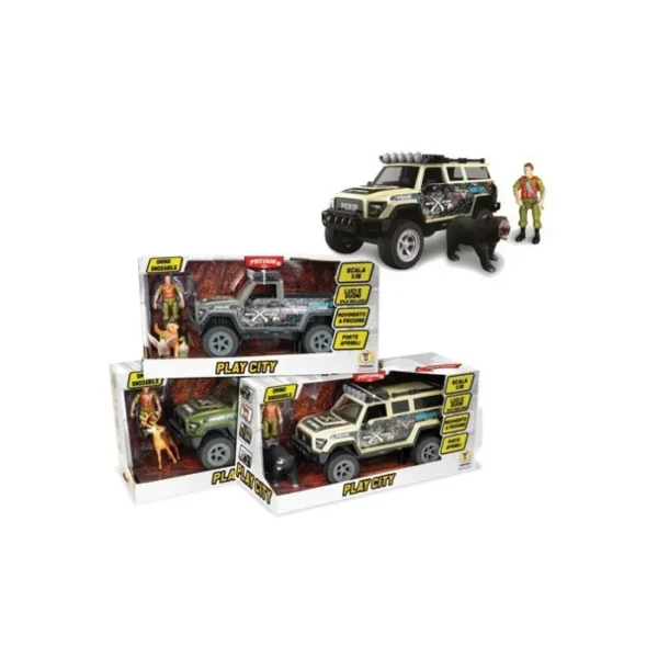 PLAY CITY - PLAYSET SAFARI LUCI E SUONI 3 MDL ASS