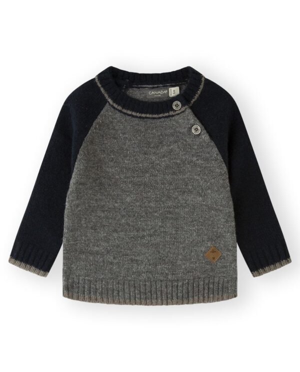 JERSEY BBROCHELLE  - GRIS OSCUR -   24M - 1
