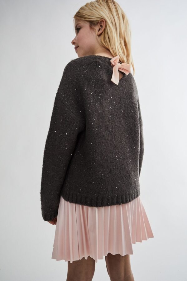 JERSEY BOW - GRIS OSCUR -    8Y - 1