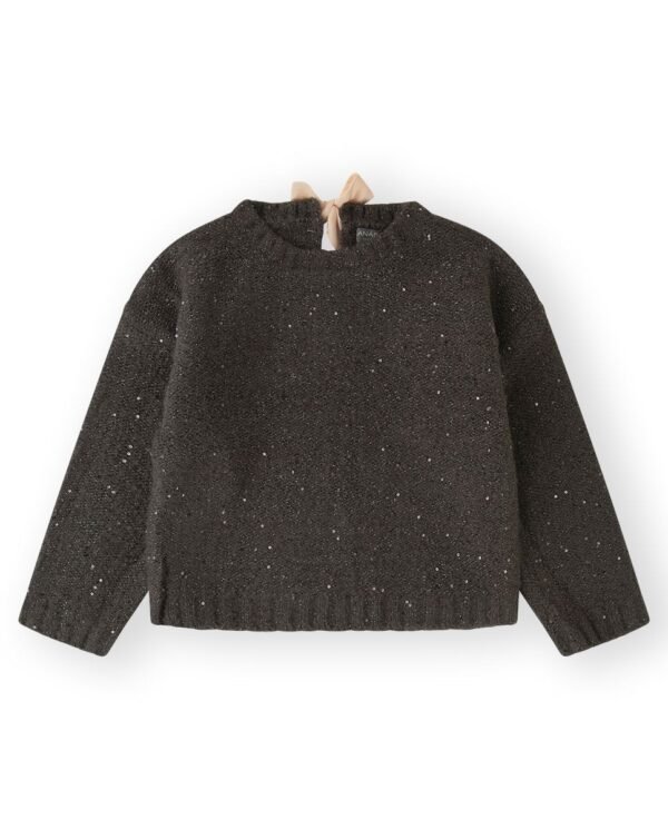 JERSEY BOW - GRIS OSCUR -    8Y - 1