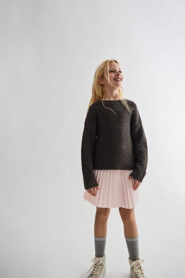 JERSEY BOW - GRIS OSCUR -    8Y - 1