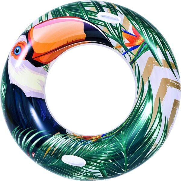 Jilong 37598 - Salvagente Animali Tropicali con Maniglie D. 115 cm