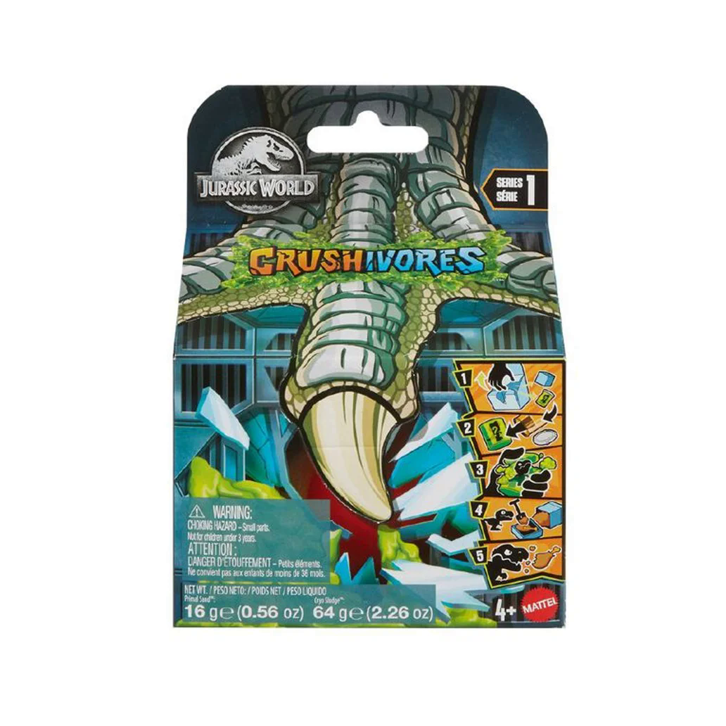 JURASSIC WORLD CRUSHIVORES
ASS.HVB29