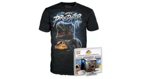 JURASSIC WORLD: WORLD DOMINATION -
POCKET POP E TEE BOX - T-REX (T-SHIRT 11-12)