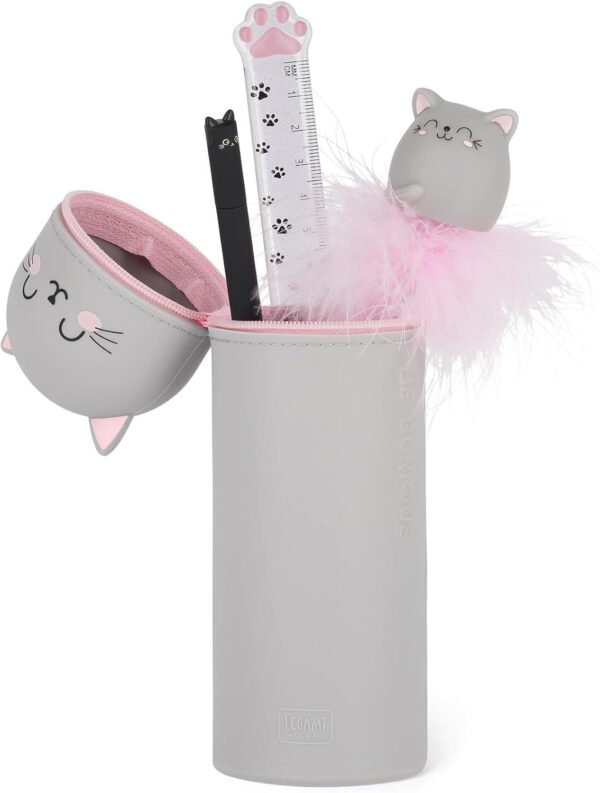 KAWAII - ASTUCCIO 2 IN 1 IN SILICONE - KITTY