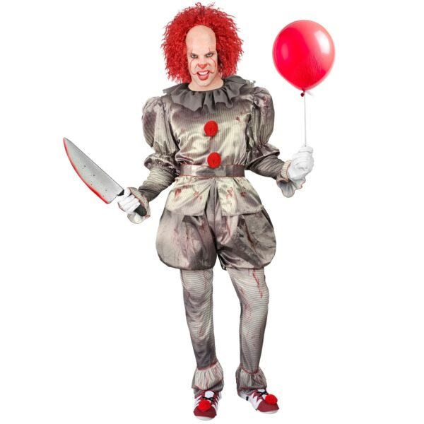 KILLER CLOWN (camicia, pantaloni, pantaloncino, cintura, copriscarpe..