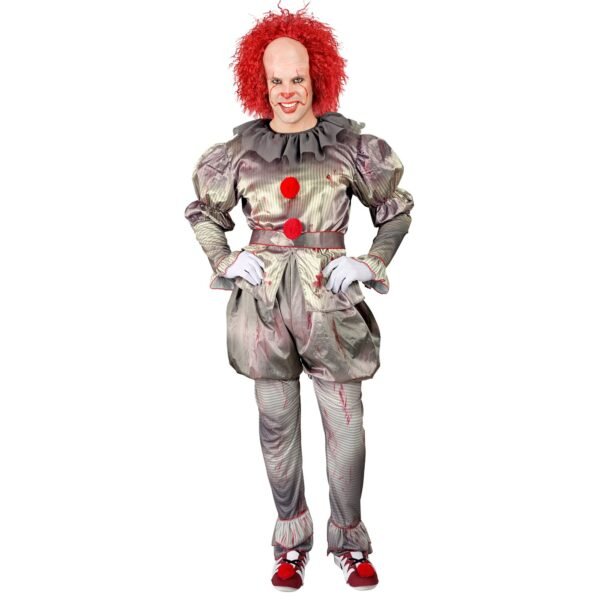 KILLER CLOWN (camicia, pantaloni, pantaloncino, cintura, copriscarpe..