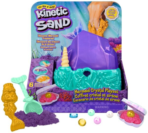 Kinetic sand playset cristallo della sirenetta