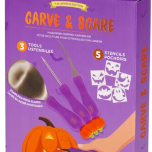 KIT INTAGL. ZUCCHE HALLOWEEN - CARVE & SCARE