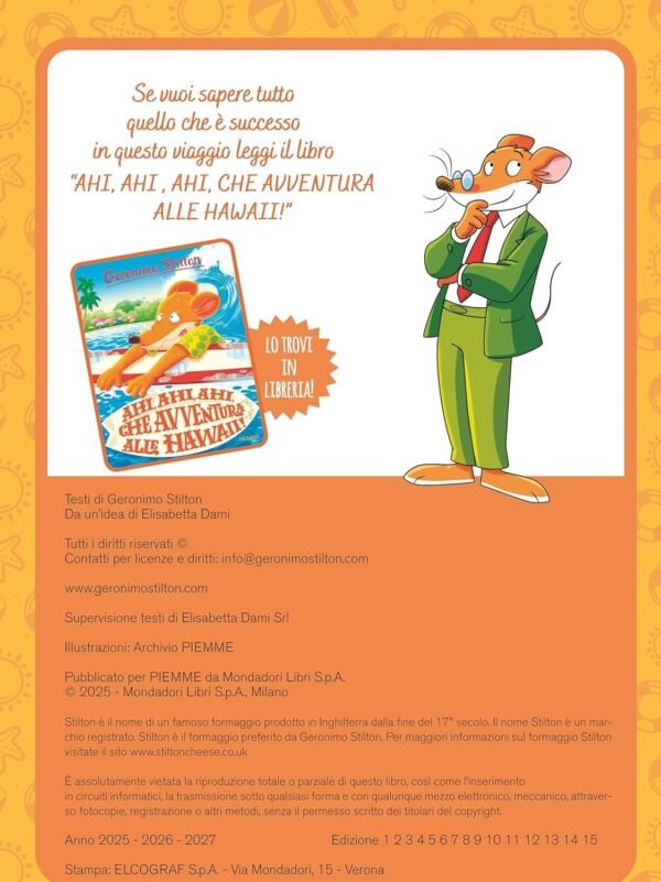 la tua prima storia in vacanza - geronimo stilton