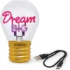 Lampada da Tavolo a Forma di L - BULB FICTION - DREAM BIG