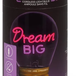 Lampada da Tavolo a Forma di L - BULB FICTION - DREAM BIG