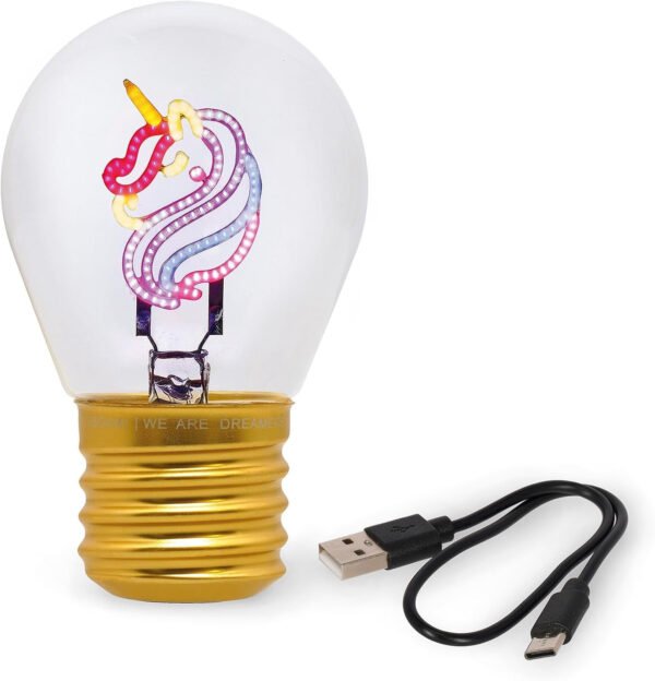 Lampada da Tavolo a Forma di L - BULB FICTION - UNICORN
