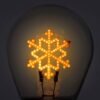 LAMPADA DA TAVOLO A LAMPADINA - BULB FICTION - SNOWFLAKES