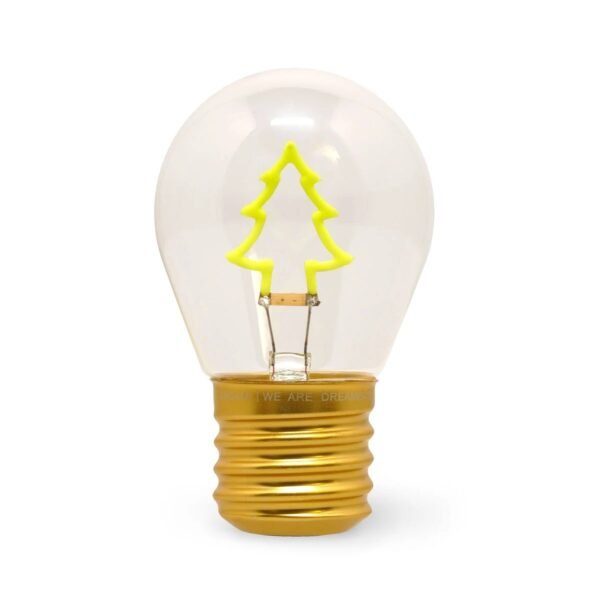 Lampada da tavolo a lampadina - bulb fiction - xmas tree