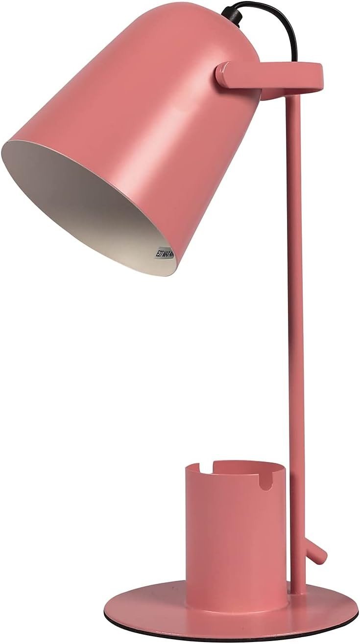 LAMPADA DA TAVOLO PORTAOGGETTI ROSA