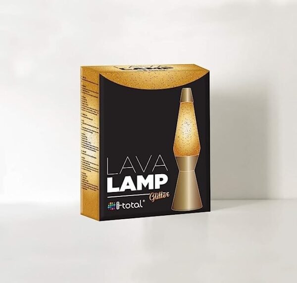 LAMPADA LAVA GOLD GLITTER