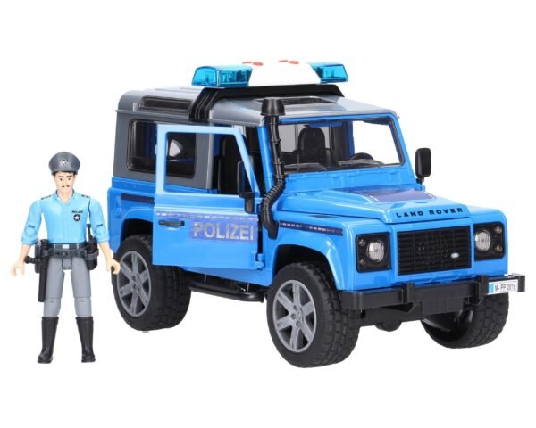 Land Rover Def. Police vehicle horse trailer,horse+policeman