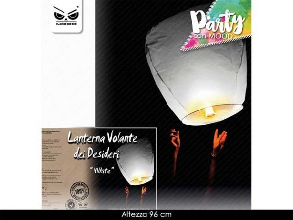 LANTERNA VOLANTE BIANCA