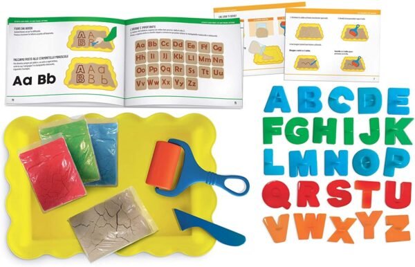 Lavagna di Sabbia Leggo e Scrivo Montessori