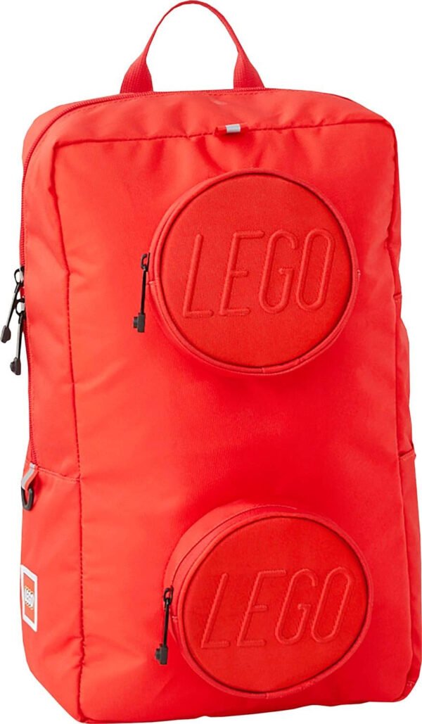 LEGO - Borsa Zaino Brick 1x2 ROSSO -40x24x13 CM