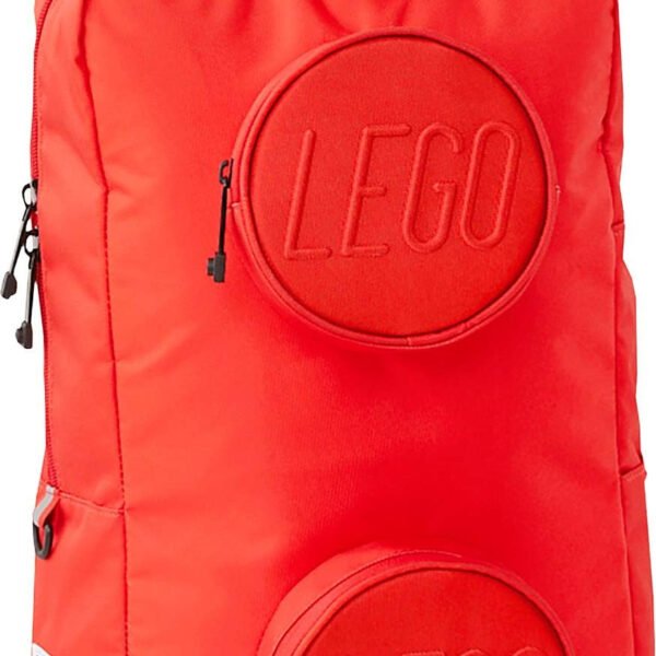 LEGO - Borsa Zaino Brick 1x2 ROSSO -40x24x13 CM