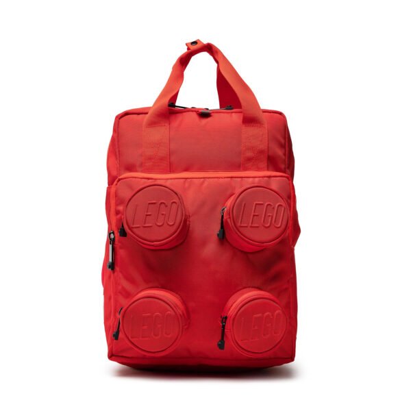 LEGO - Borsa Zaino Brick 2x2 ROSSO 37x26x15 cm