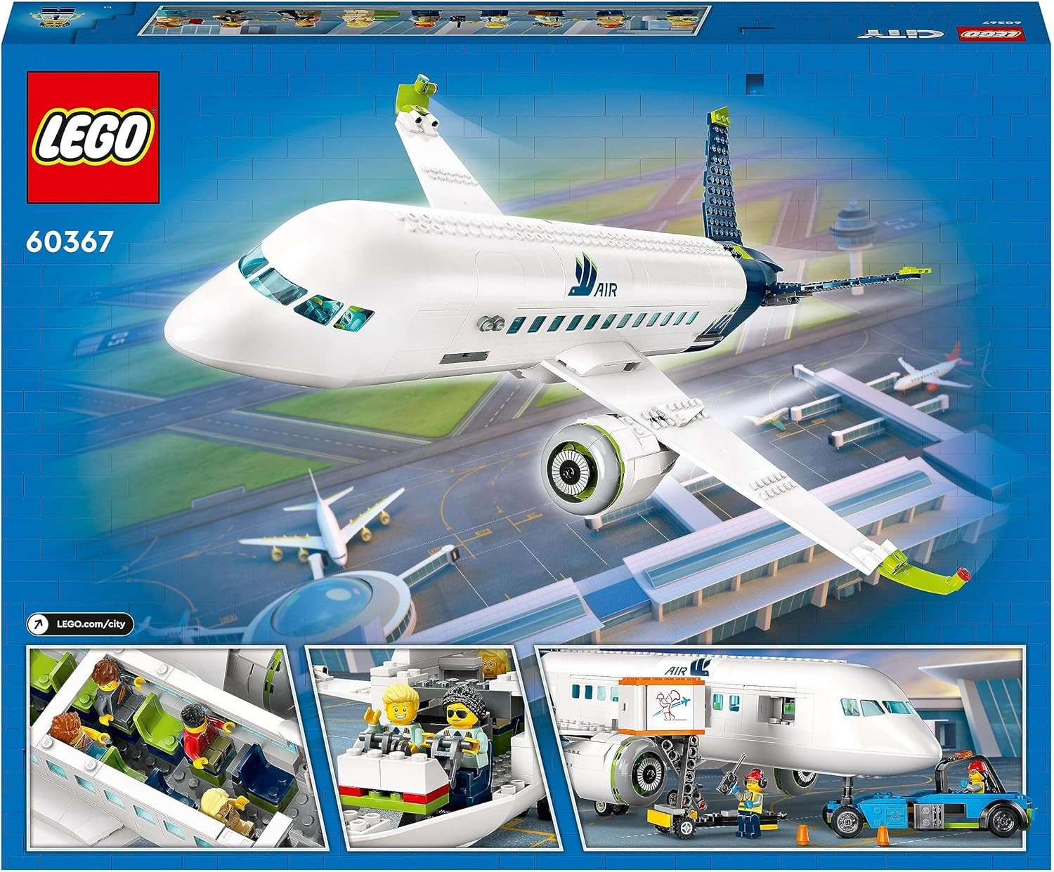 LEGO CITY AEREO PASSEGGERI 60367 - immagine 3