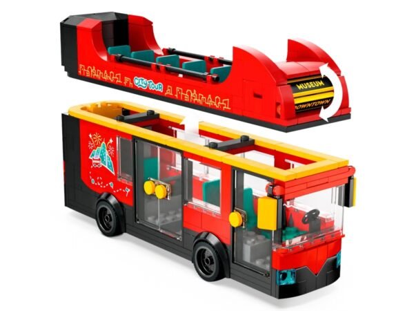 LEGO CITY AUTOBUS ROSSO A 2 PIANI 60407