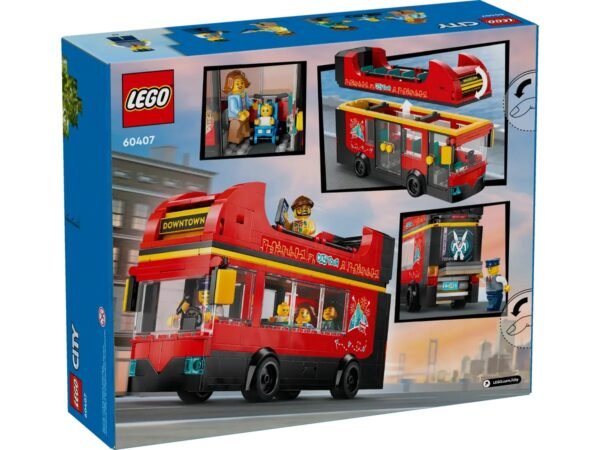 LEGO CITY AUTOBUS ROSSO A 2 PIANI 60407
