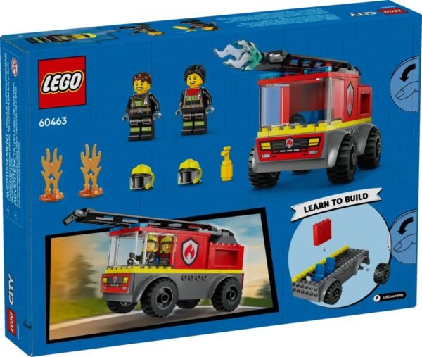 Lego city autopompa con scala 60463