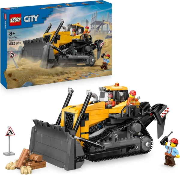 LEGO CITY BULLDOZER GIALLO 60466