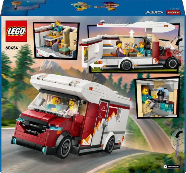 LEGO CITY CAMPER VAN DELLE VACANZE D&rsquo;AVVENTURA 60454