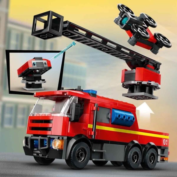Lego city caserma pompieri autopompa 60414