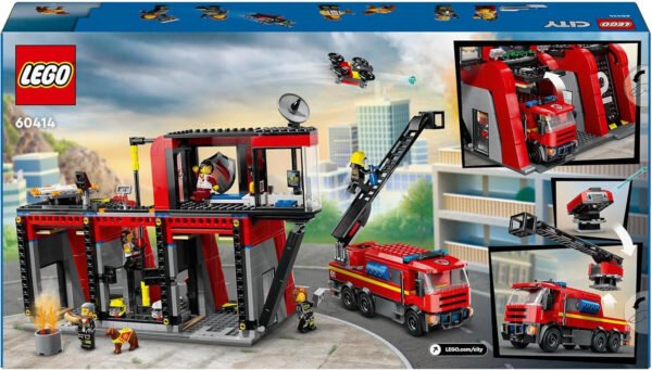 Lego city caserma pompieri autopompa 60414