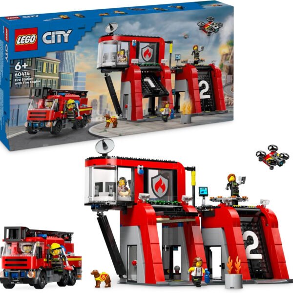 LEGO CITY CASERMA POMPIERI AUTOPOMPA 60414
