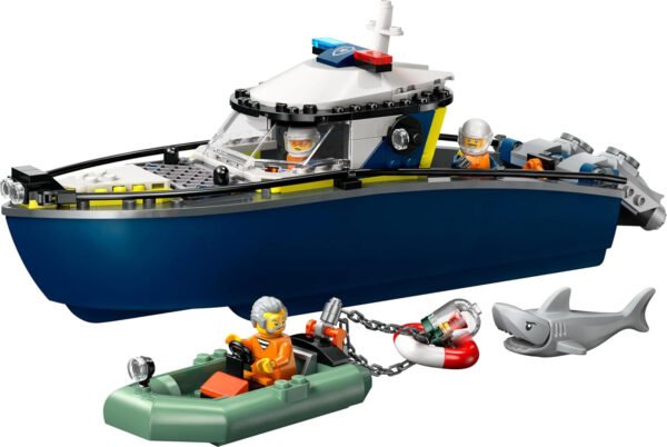 Lego city inseguimento del motoscafo della polizia 60456