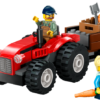 LEGO CITY TRATTORE AGRICOLO ROSSO CON
RIMORCHIO E PECORE 60461