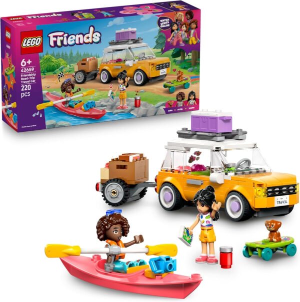 LEGO FRIENDS VIAGGIO IN AUTO CON IL CUCCIOLO 42659