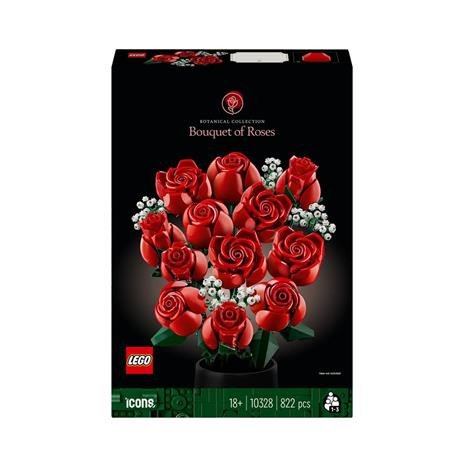 LEGO ICONS BOTANICALS BOUQUET ROSE 10328