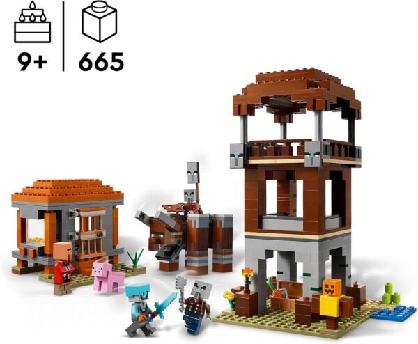 LEGO MINECRAFT AVAMPOSTO SACCHEGG.PREDONE 21278