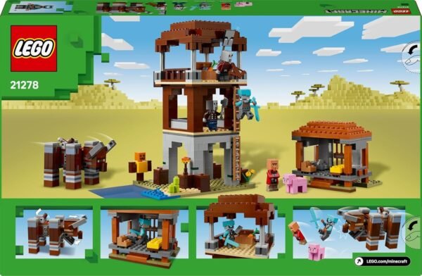 LEGO MINECRAFT AVAMPOSTO SACCHEGG.PREDONE 21278