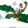 Lego ninjago drago della foresta verde di lloyd 71829