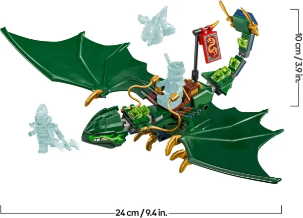 Lego ninjago drago della foresta verde di lloyd 71829