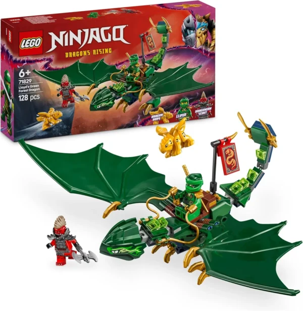 Lego ninjago drago della foresta verde di lloyd 71829